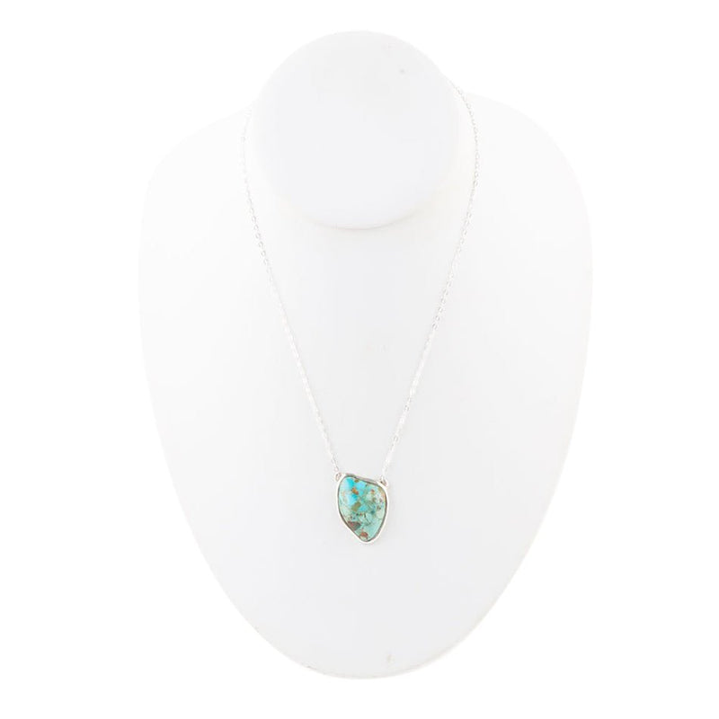 Abstract Turquoise and Sterling Silver Necklace - Barse Jewelry