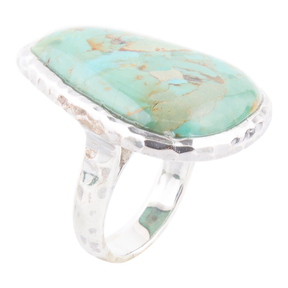 Abstract Blue Turquoise and Sterling Silver Ring – Barse Jewelry
