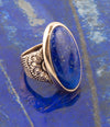 Agave Genuine Lapis Ring - Barse Jewelry