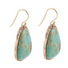 Agave Genuine Turquoise Earrings - Barse Jewelry