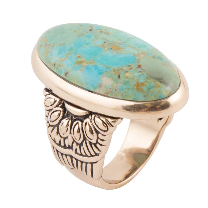Agave Genuine Turquoise Ring 9