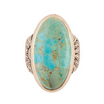 Agave Genuine Turquoise Ring - Barse Jewelry