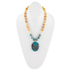 Agave Swirled Jasper Pendant Necklace - Barse Jewelry