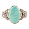 Agave Turquoise and Bronze Statement Cuff Bracelet - Barse Jewelry