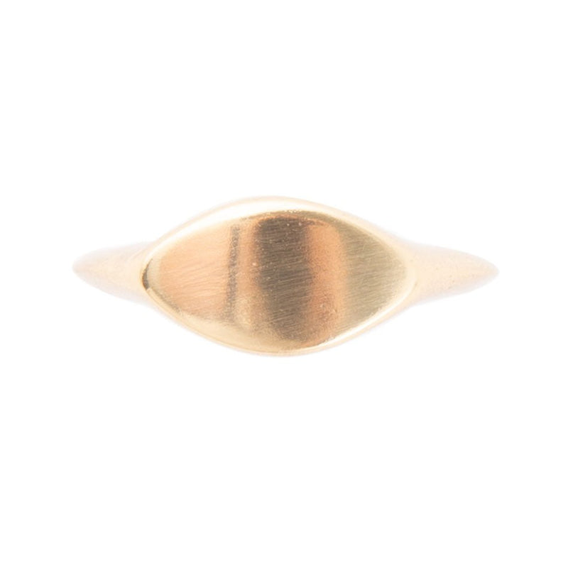 All Bronze Small Signet Ring - Barse Jewelry