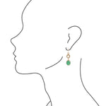 All Roped Up Lime Turquoise Earring - Barse Jewelry