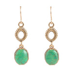 All Roped Up Lime Turquoise Earring - Barse Jewelry