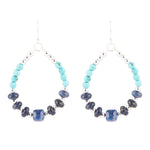 All The Blues Turquoise and Lapis Earrings - Barse Jewelry