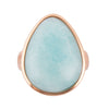 Amazonite and Copper Drop Ring - Barse Jewelry