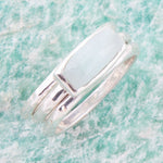 Amazonite and Sterling Stacking Ring Set - Barse Jewelry