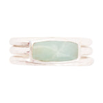 Amazonite and Sterling Stacking Ring Set - Barse Jewelry