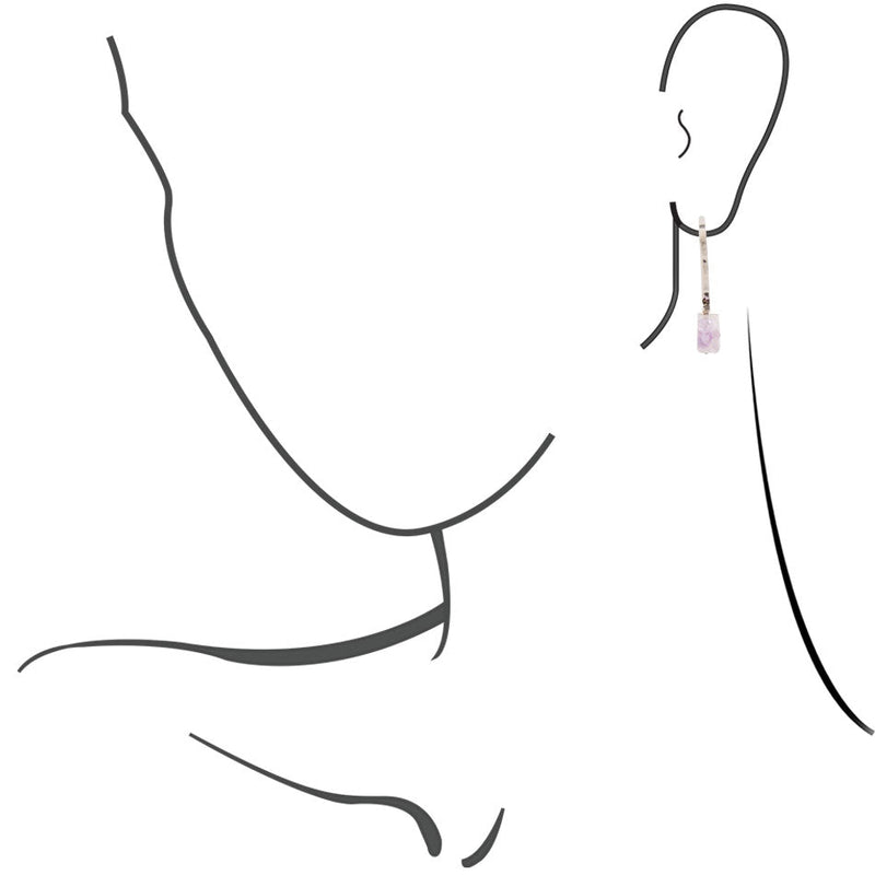 Amethyst Drop Earrings - Barse Jewelry