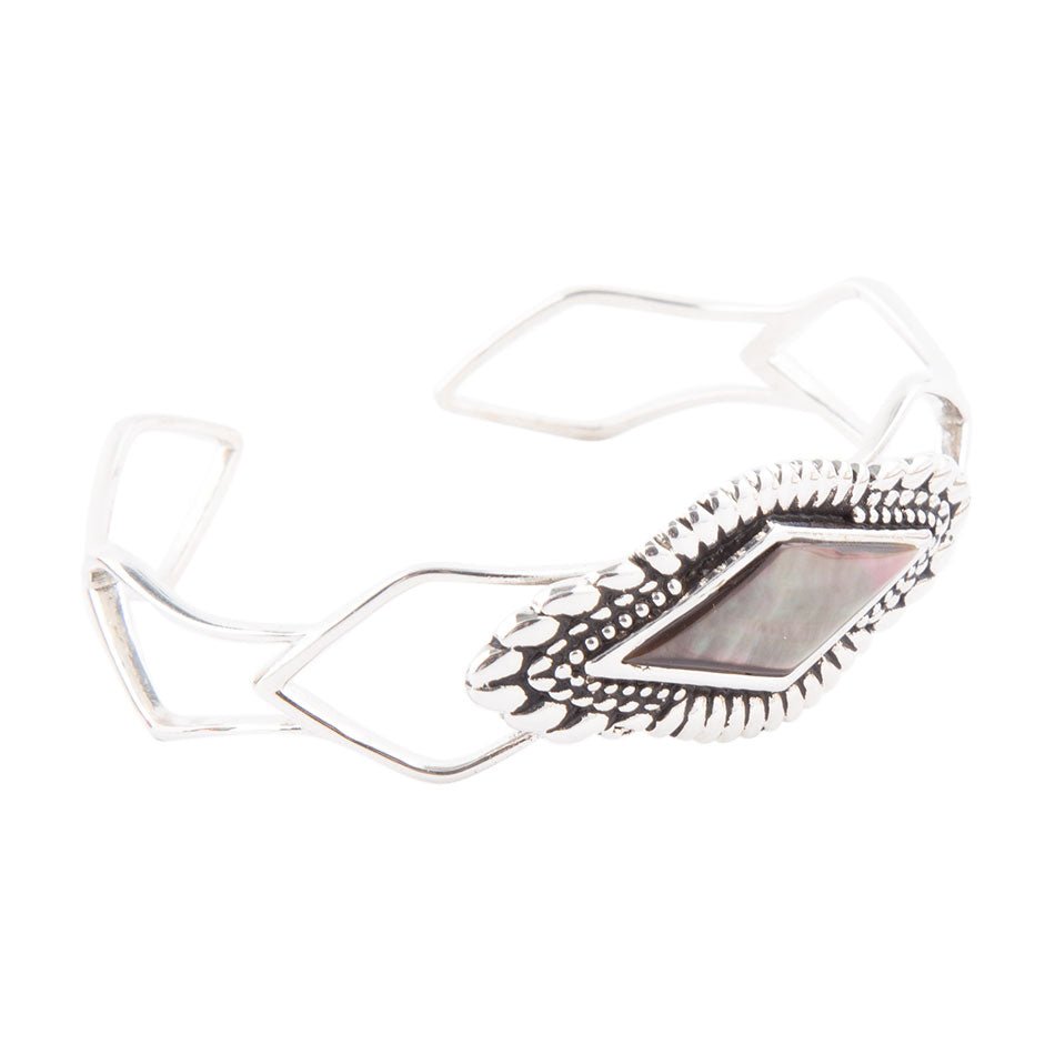 Anemone Black Pearl Cuff Bracelet - Barse Jewelry