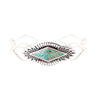Anemone Turquoise and Sterling Silver Cuff Bracelet - Barse Jewelry