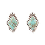 Anenome Petite Turquoise and Sterling Silver Stud Earrings - Barse Jewelry