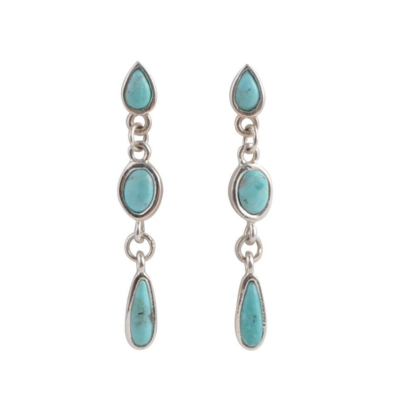 Arizona Turquoise Drop Earrings - Barse Jewelry