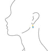 Arles Agate Drop Earrings - Barse Jewelry