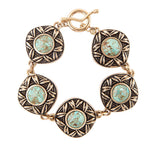 Avalon Turquoise Link Bracelet - Barse Jewelry