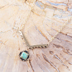 Aztec Turquoise and Bronze Necklace - Barse Jewelry