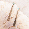 Aztec Turquoise Linear Drop Earrings - Barse Jewelry