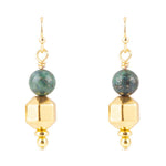 Azurite Drop Earrings - Barse Jewelry