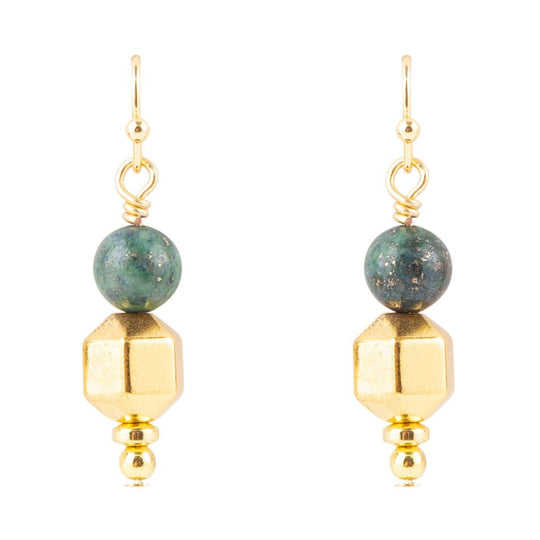 Azurite Drop Earrings