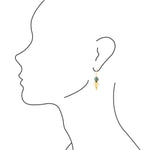 Azurite Drop Earrings - Barse Jewelry