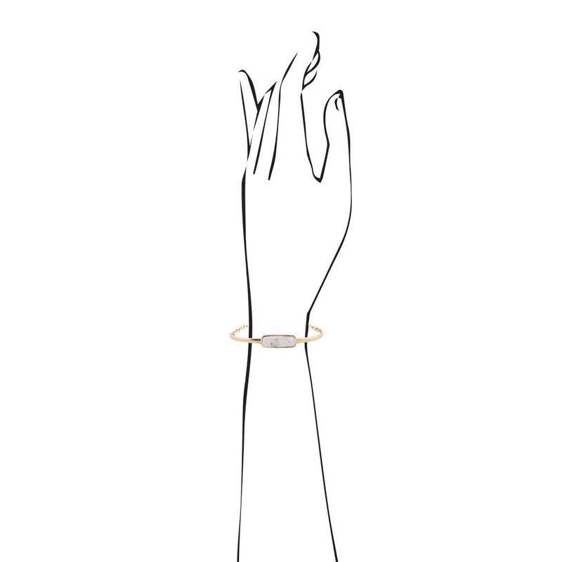 Back to Basics White Howlite Bracelet - Barse Jewelry