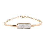 Back to Basics White Howlite Bracelet - Barse Jewelry
