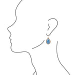 Balinese Lapis Drop Earrings - Barse Jewelry