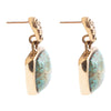 Balinese Turquoise Post Earrings - Barse Jewelry