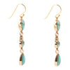 Barcelona Linear Turquoise Earrings - Barse Jewelry