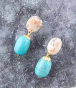 Baron Turquoise Drop Earrings - Barse Jewelry