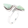 Begondor Green Turquoise and Sterling Silver Adjustable Ring - Barse Jewelry