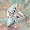 Begondor Green Turquoise and Sterling Silver Adjustable Ring - Barse Jewelry