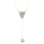 Begondor Green Turquoise Sterling Y Necklace - Barse Jewelry