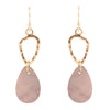 Black Mother of Pearl and Bronze Drop Earring - Barse Jewelry