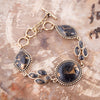 Black Obsidian Metal Matrix Bracelet - Barse Jewelry