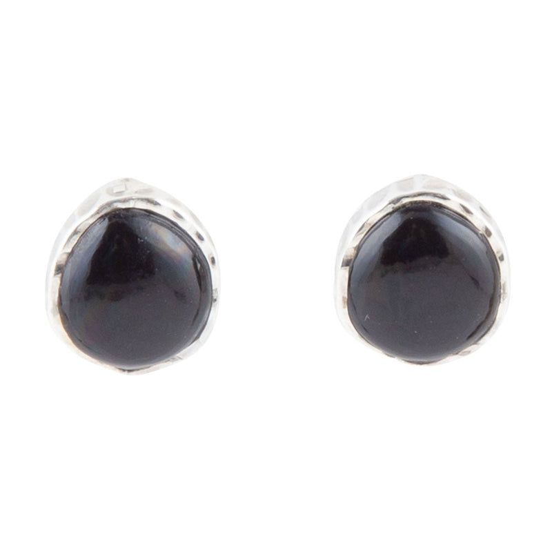 Black Onyx Post Earrings - Barse Jewelry