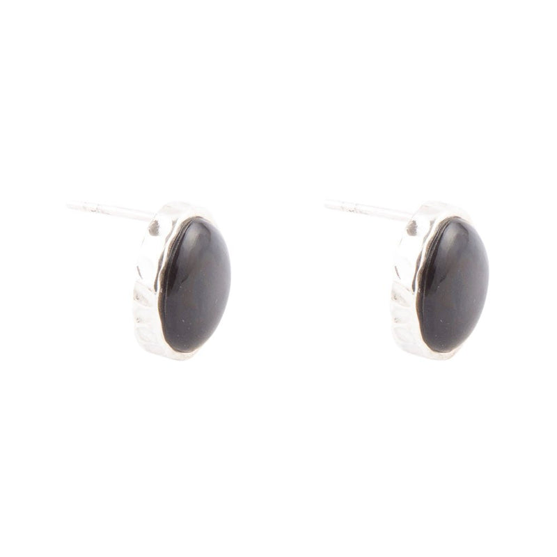 Black Onyx Post Earrings - Barse Jewelry