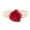 Blazing Red Howlite Cuff Bracelet - Barse Jewelry