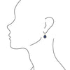 Blue Agate Teardrop Earrings - Barse Jewelry