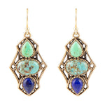 Blue Hues Multi Stone Earring - Barse Jewelry