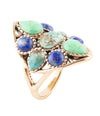 Blue Hues Multi Stone Statement Ring - Barse Jewelry