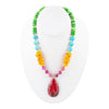 Bogota Fuchsia Jasper Statement Necklace - Barse Jewelry