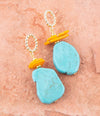 Bogota Turquoise Post Earrings - Barse Jewelry