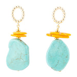 Bogota Turquoise Post Earrings - Barse Jewelry