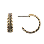 Braided Post Hoop Earrings - Barse Jewelry