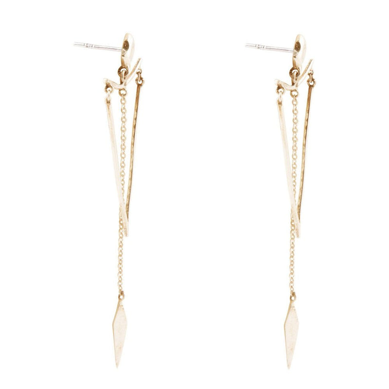 Bronze All Arrows Earrings - Barse Jewelry