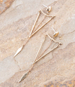 Bronze All Arrows Earrings - Barse Jewelry
